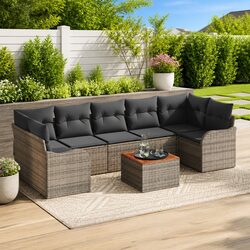 Perfect for Hosting: Modular Garden Sofa Set for Outdoor Use