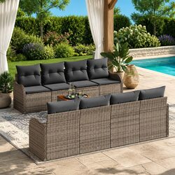Practical 9 Piece Garden Sofa Set for Any Outdoor Area