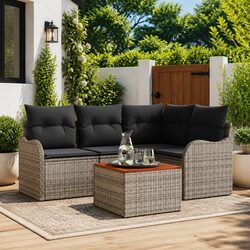 Versatile 5-Piece Garden Sofa Set for Outdoor Relaxation