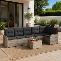 Practical 7-Piece Garden Sofa Set for Outdoor Living