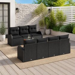 Practical Modular Garden Sofa Set for Outdoor Use