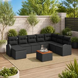 Practical 9-Piece Sofa Set for Your Outdoor Area