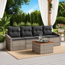 Practical 5-Piece Garden Sofa Set for Any Outdoor Space