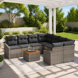 Versatile 9-Piece Outdoor Sofa Set for Any Space