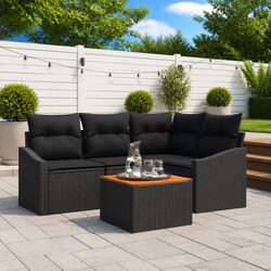 Practical 5 Piece Garden Sofa Set for Everyday Use