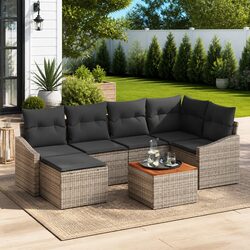 Versatile 7 Piece Sofa Set for Outdoor Living Spaces
