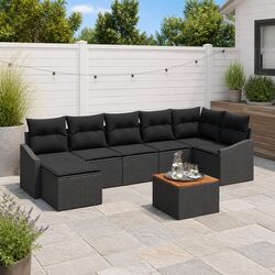 Practical 8-Piece Modular Garden Sofa for Your Patio