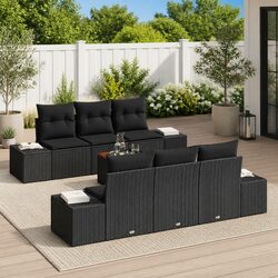 7-Piece Modular Sofa Set: Perfect for Patios and Balconies