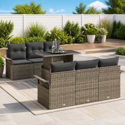 Versatile 7-Piece Garden Sofa Set for Outdoor Living