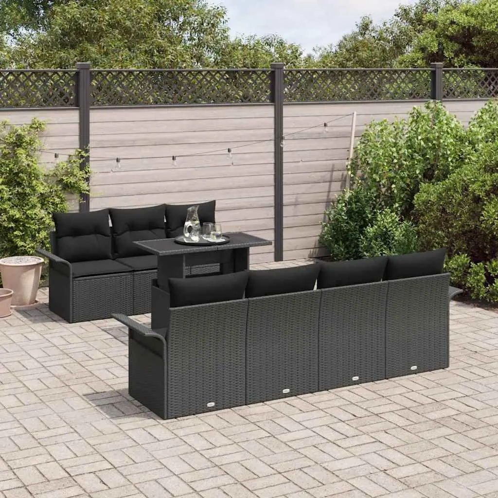 8-Piece Garden Sofa Set for Outdoor Use