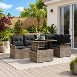 Versatile Modular Garden Sofa Set for Any Outdoor Setting