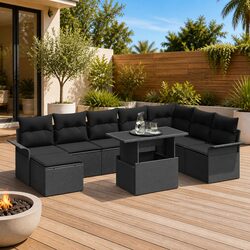 Practical 9-Piece Outdoor Sofa Set for Every Gathering