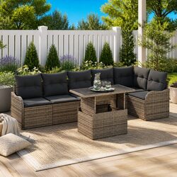Versatile 7-Piece Outdoor Sofa Set for Entertaining