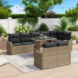9 Piece Outdoor Lounge Set: Perfect for Your Garden
