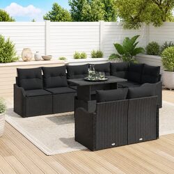 Versatile 9 Piece Outdoor Lounge Set for Multiple Spaces