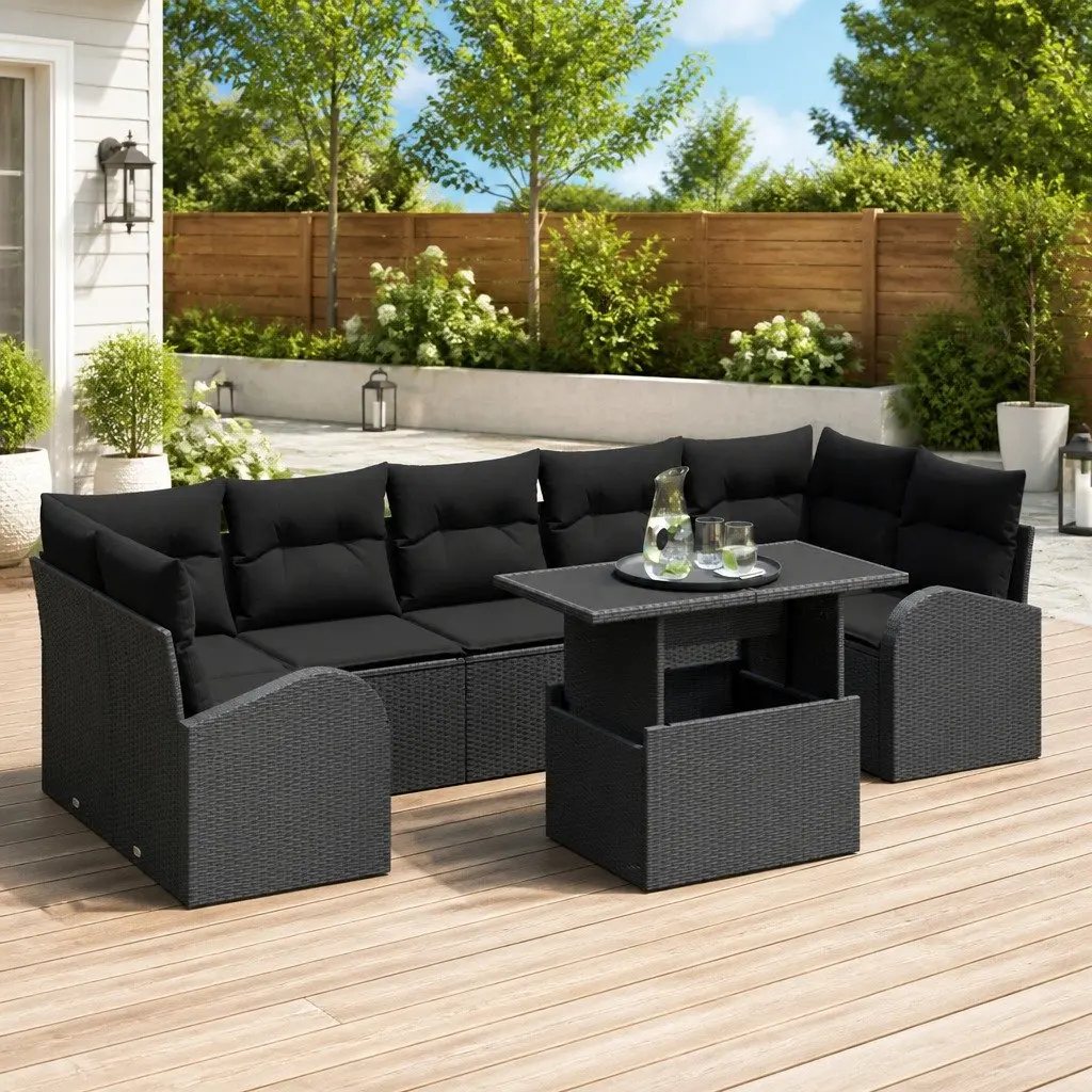 8-Piece Garden Sofa Set for Entertaining