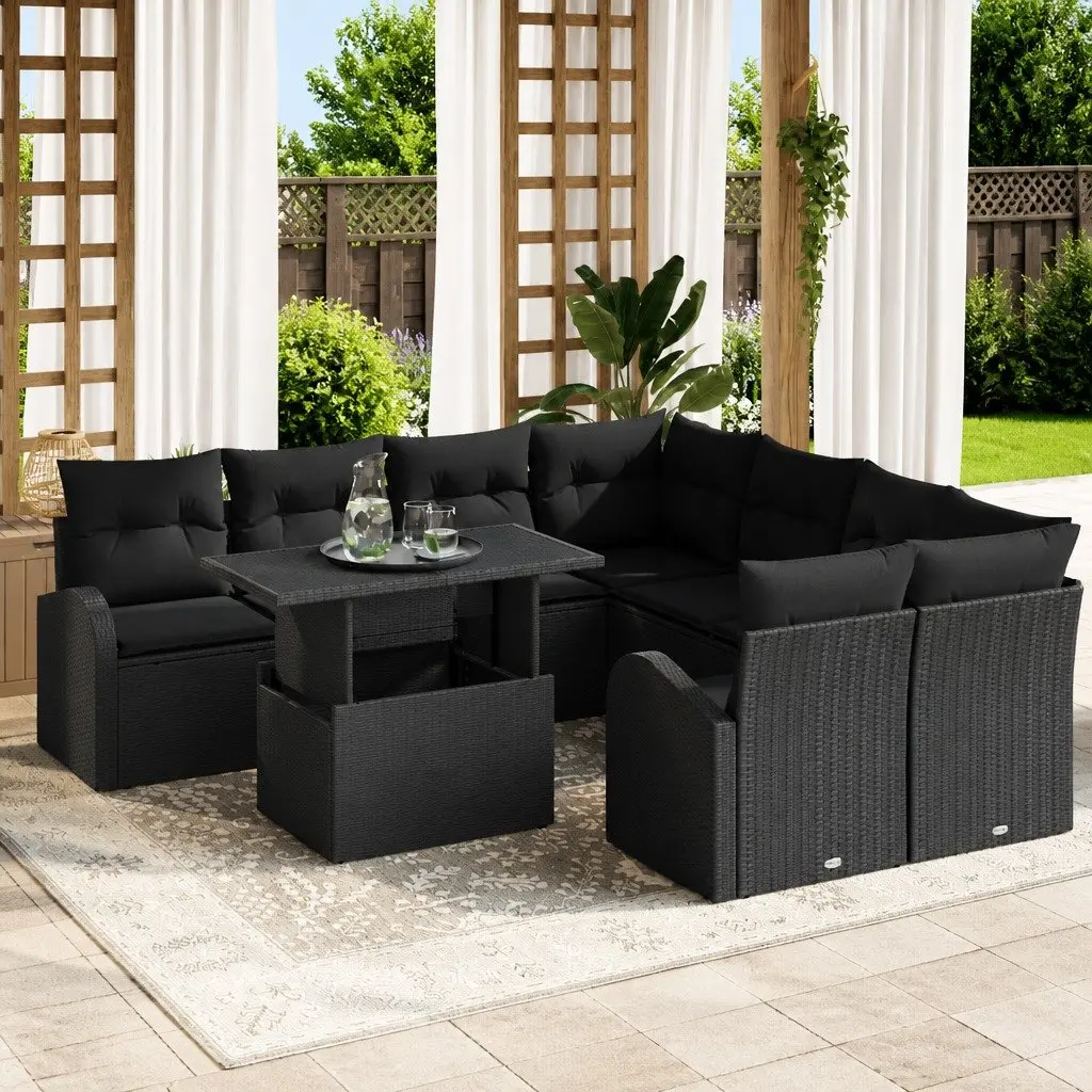 9 Piece Outdoor Sofa Set for Relaxation