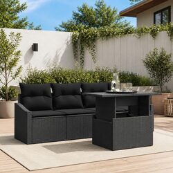 Practical 5-Piece Garden Sofa Set for Outdoor Gatherings