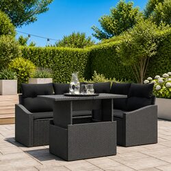 Practical Modular 5 Piece Sofa Set for Gardens
