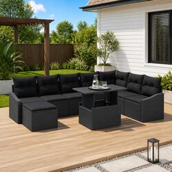 Practical 9-Piece Sofa Set for Your Patio