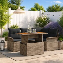 Functional 5 Piece Outdoor Sofa Set for Your Home