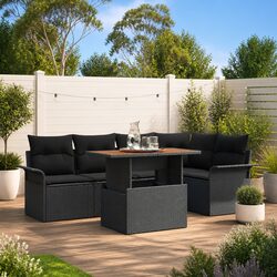 Versatile 6 Piece Garden Sofa Set for Outdoor Spaces