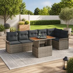 Practical Use Cases for 7-Piece Modular Garden Sofa Set