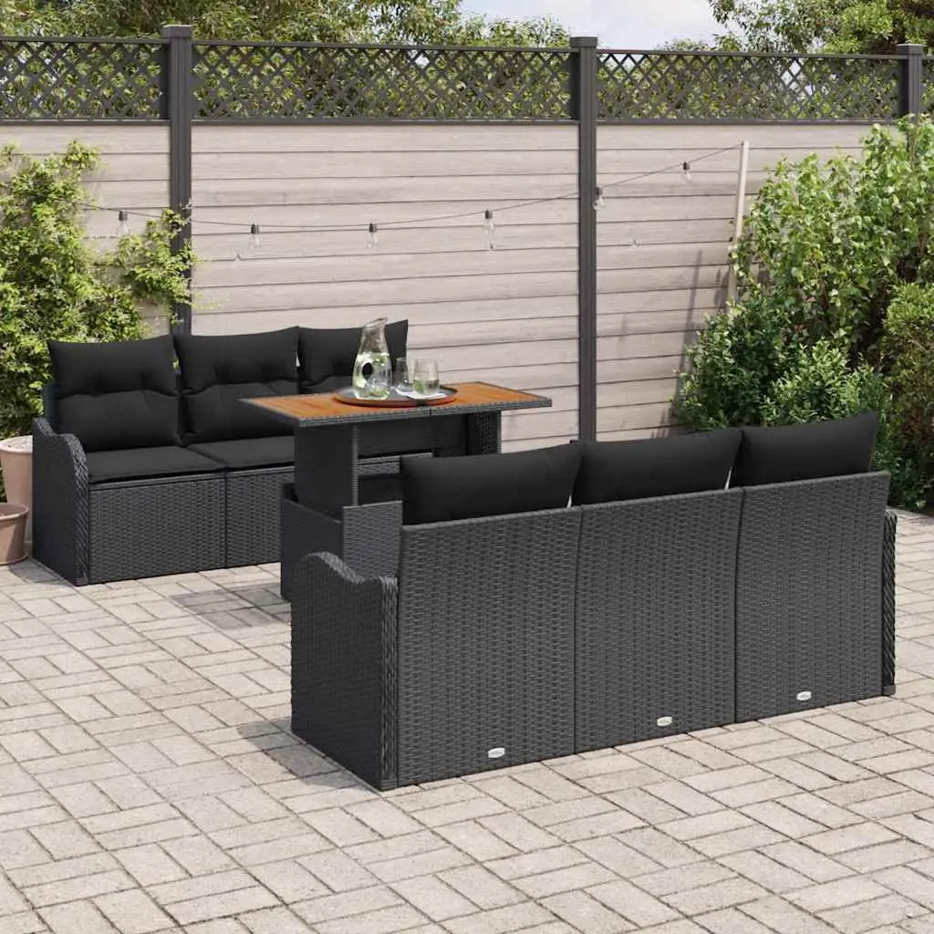 7-Piece Modular Sofa Set for Outdoor Use