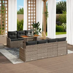 Practical 8-Piece Garden Sofa Set for Your Home