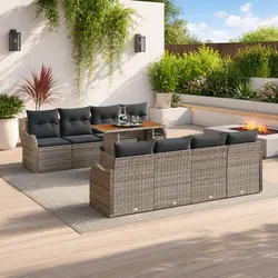 Practical 7-Piece Garden Sofa Set for Outdoor Use