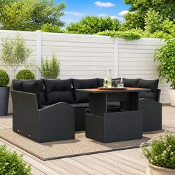 Functional 7-Piece Garden Sofa Set for Outdoor Living