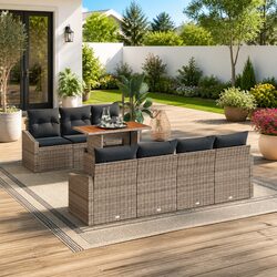 Functional 8-Piece Garden Sofa Set for Any Outdoor Space