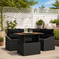 5-Piece Modular Rattan Sofa Set for Your Outdoor Oasis