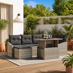 Ideal Outdoor Furniture: 7-Piece Sofa Set for Your Garden