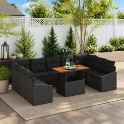 Functional 10-Piece Patio Furniture Set with Storage