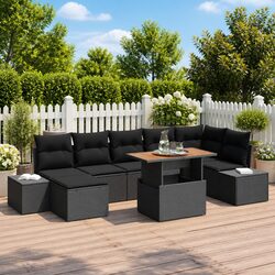 Practical 8-Piece Garden Sofa Set for Outdoor Relaxation