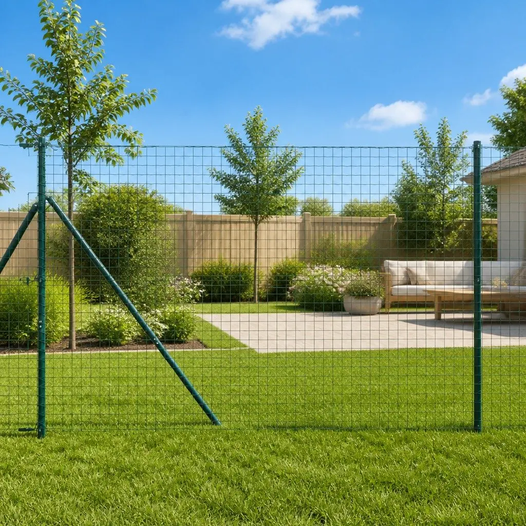 26pcs Green Steel Posts for Garden Use