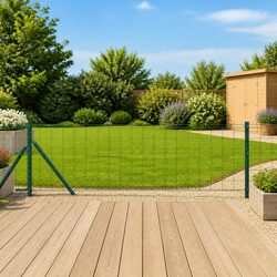 Practical 10 x 0.8m Fence Panel Set for Outdoor Spaces