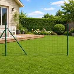 Versatile Green Mesh Fence Panel for Garden Enclosure