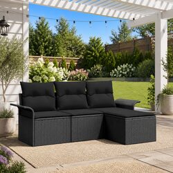 Versatile 4 Piece Outdoor Sofa Set for Any Garden