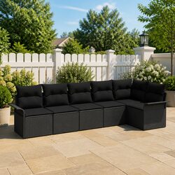 Versatile Modular Garden Sofa Set 6 pcs for Any Outdoor Space