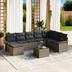 Ideal 9-Piece Modular Sofa Set for Outdoor Gatherings