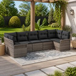Practical 7-Piece Garden Sofa Set for Every Occasion
