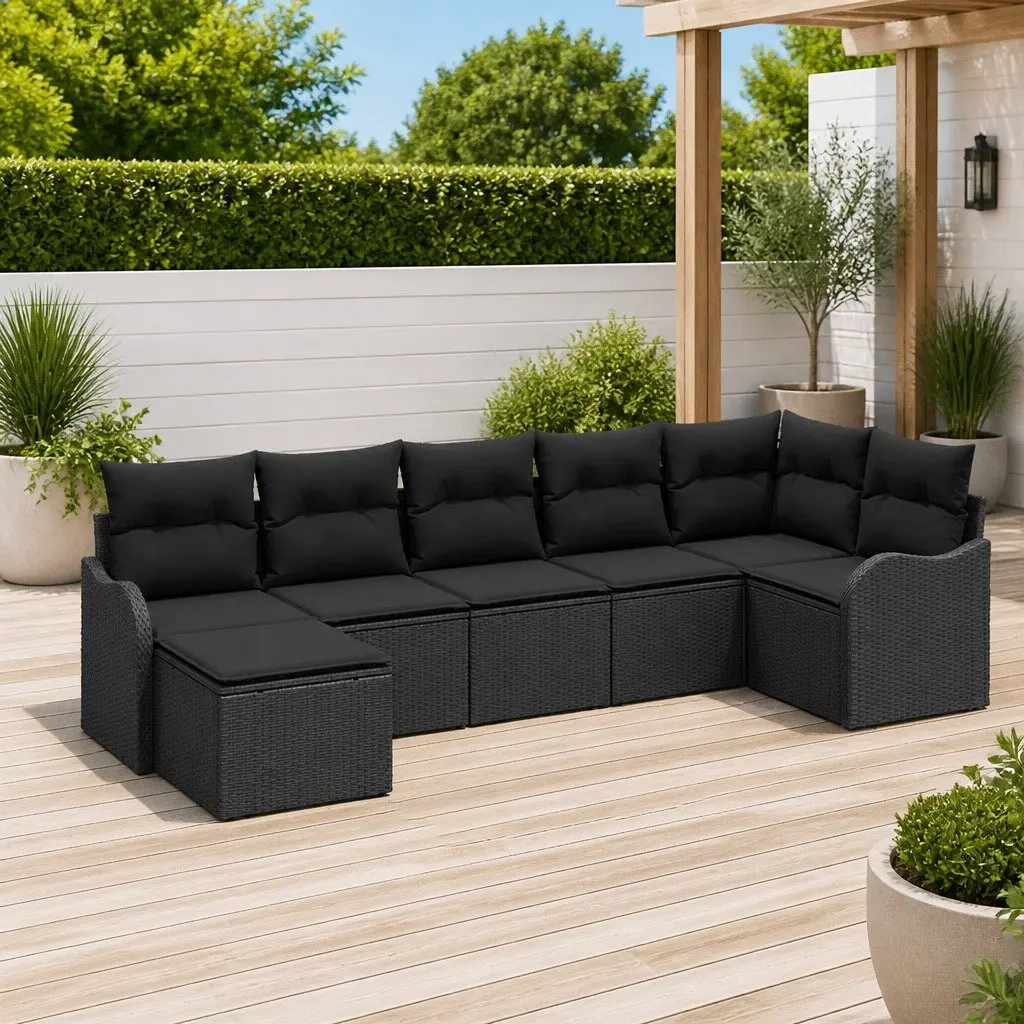 7-Piece Sofa Set for Outdoor Living Areas