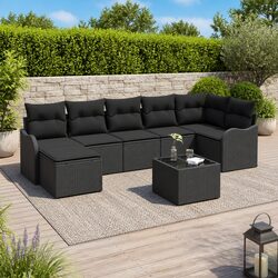 Ideal 8 Piece Modular Sofa Set for Outdoor Gatherings