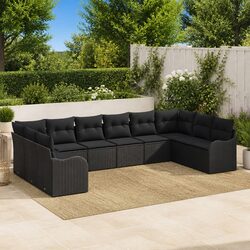 Practical 10-Piece Outdoor Sofa Set with Storage Solutions