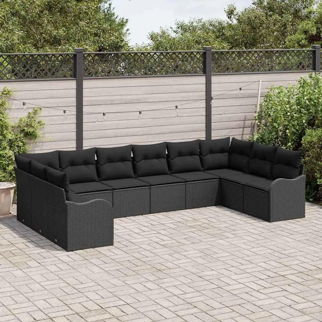 10-Piece Outdoor Sofa Set with Storage Solutions