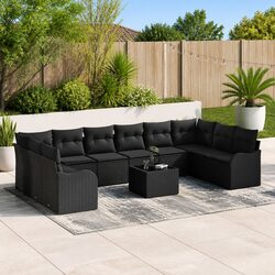 Perfect Fit: 11-Piece Modular Garden Sofa Set for Any Home