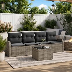 Versatile 5-Piece Garden Sofa Set for Outdoor Use