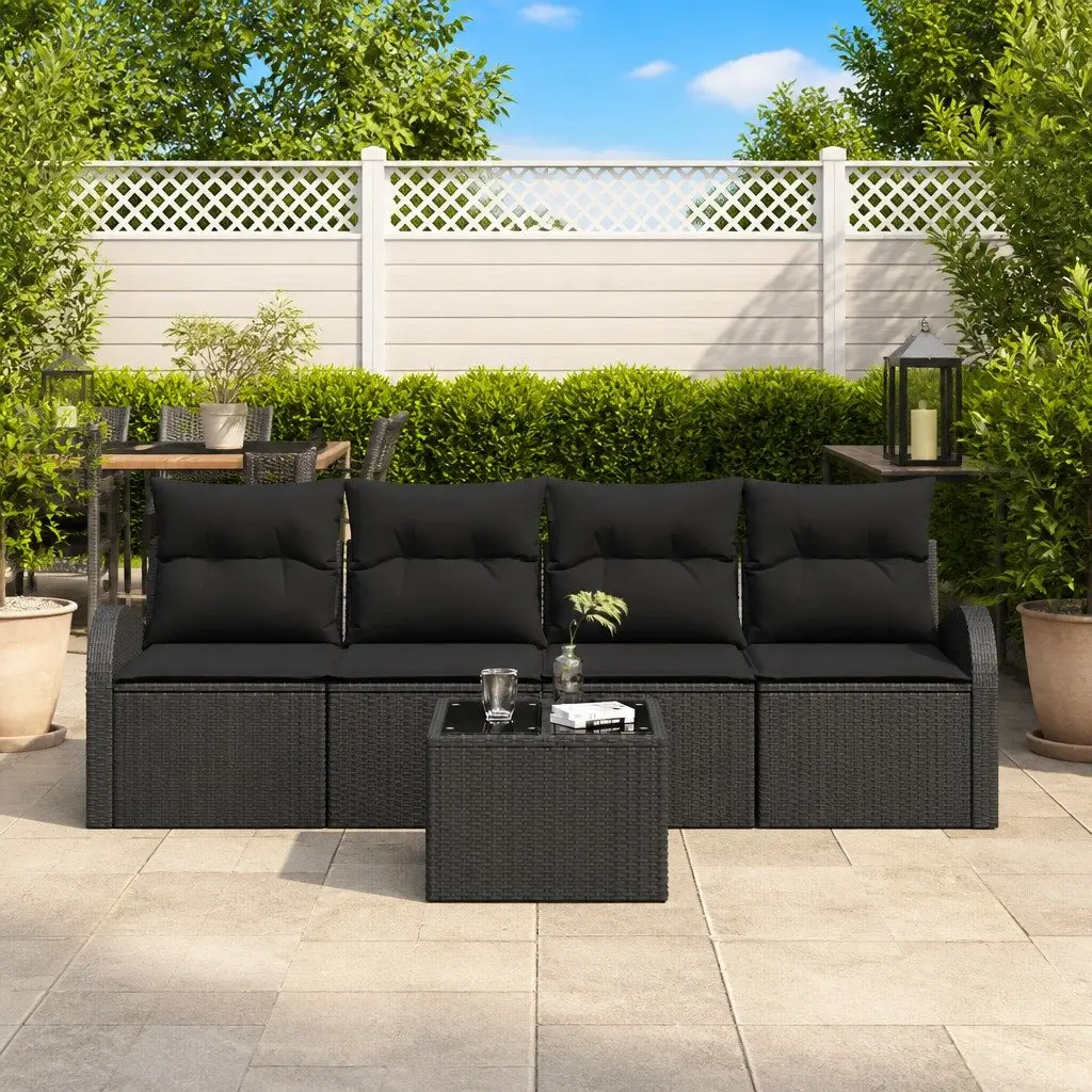 Modular Garden Sofa Set for Relaxation and Storage